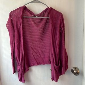 Pink American eagle cardigan